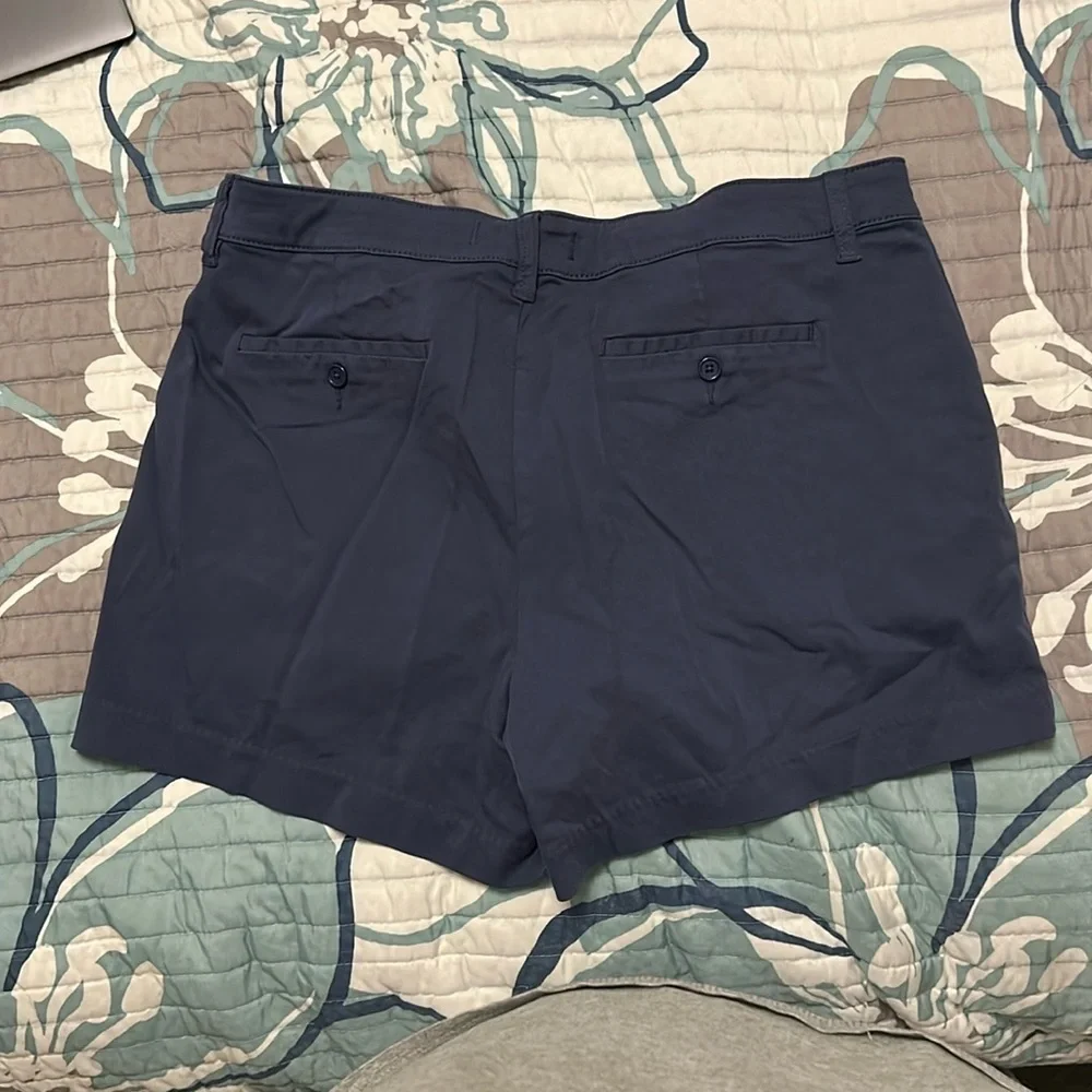 LILA RYAN Blue Bermuda Shorts Dressy Casual